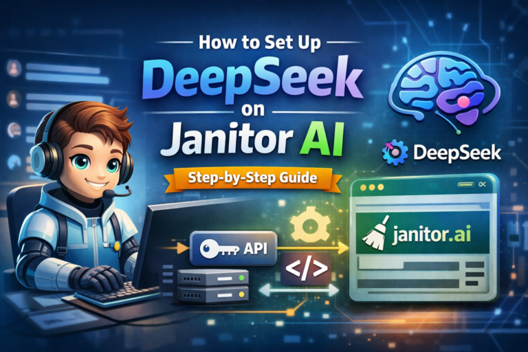 how to set up DeepSeek on Janitor AI